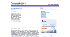 Desktop Screenshot of financinglaptops.net